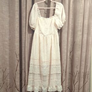 Chic Cream Maxi Dress